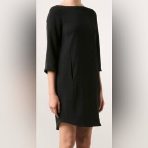 Vince Classic Black 3/4 Sleeve Dress